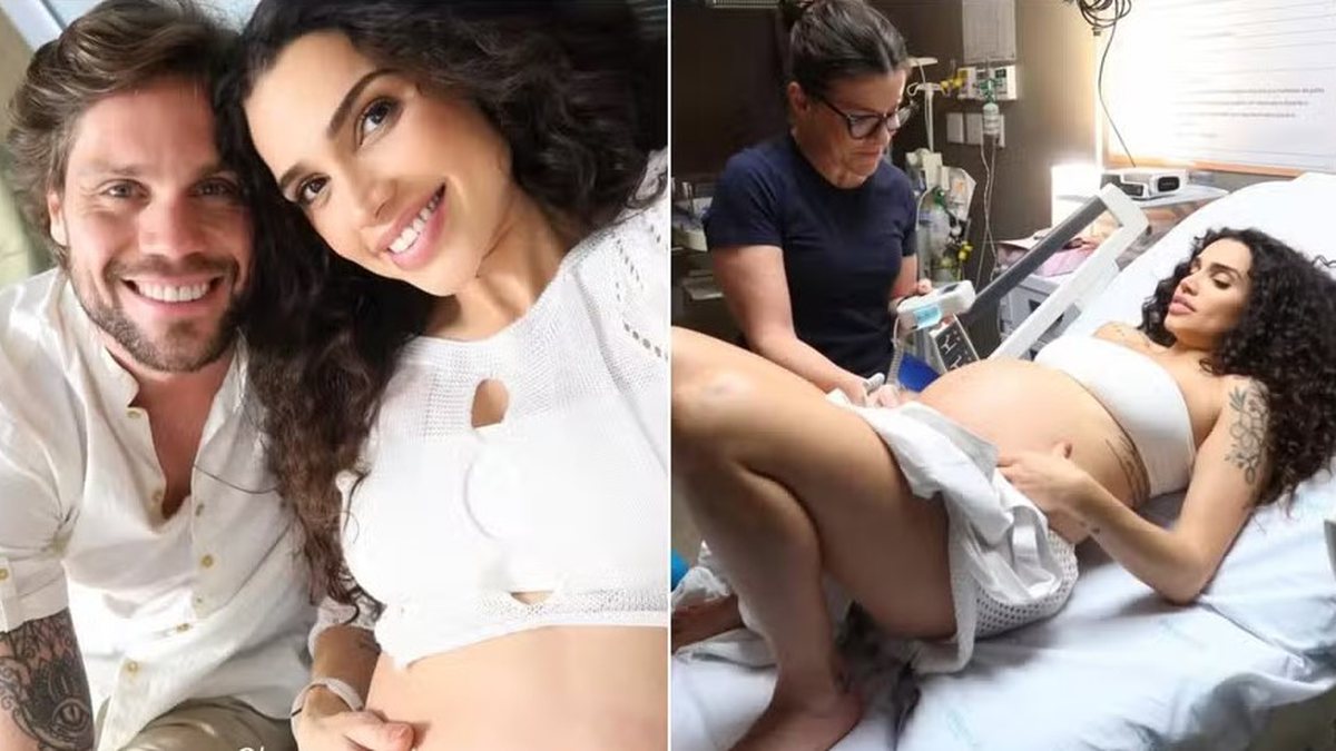 Bebê arco-íris! Filha de ex-BBBs Paula Amorim e Breno Simões nasce após drama de abortos espontâneos; veja fotos