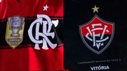 Divulgação/Flamengo - Victor Ferreira/EC Vitória