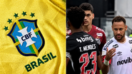 Reprodução / Samara Moumei / CBF e Reprodução / TV Globo