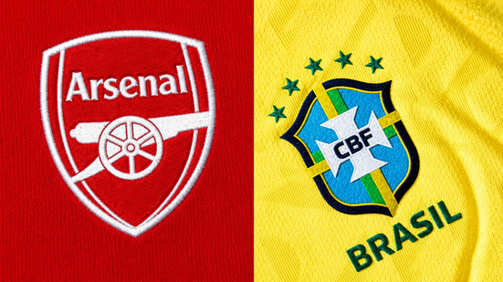 Reprodução / Redes Sociais / Instagram/ @adidasfootball / @arsenalwfc / @arsenal e Samara Moumei / CBF