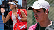 Reprodução / Redes Sociais / Instagram / @joaoffonseca / @atpchallengertour e Reprodução/ redes sociais/ instagram @biahaddadmaia
