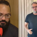 Leandro de Jesus e prefeito de Quijingue, Romerinho (Avante) - BNews TV e Reprodução/Redes Sociais