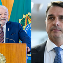 Lula e Flávio Bolsonaro - Ricardo Stuckert/PR e Andressa Anholete/Agência Senado