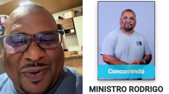 Rodrigo Santos, conhecido como "Ministro da Economia" - Reprodução/Redes Sociais e Reprodução/TSE