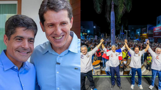 ACM Neto, Zé Cocá e grupo do PT - Assessoria/ACM Neto e Ulisses Damas