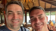 Willer Tomaz e Flávio Bolsonaro - Reprodução/Redes Sociais