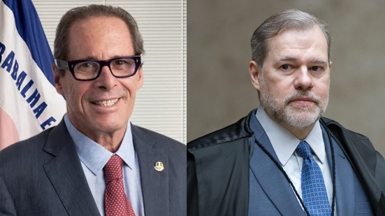 Luiz Osvaldo Pastore e Dias Toffoli - Divulgação/Senado e Andressa Anholete/STF