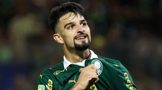 Palmeiras acertou a renovação de contrato do atacante argentino Flaco López até dezembro de 2030 - Foto: Divulgação/Palmeiras