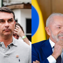 Flávio Bolsonaro e Lula - Vittor Salles/PL
