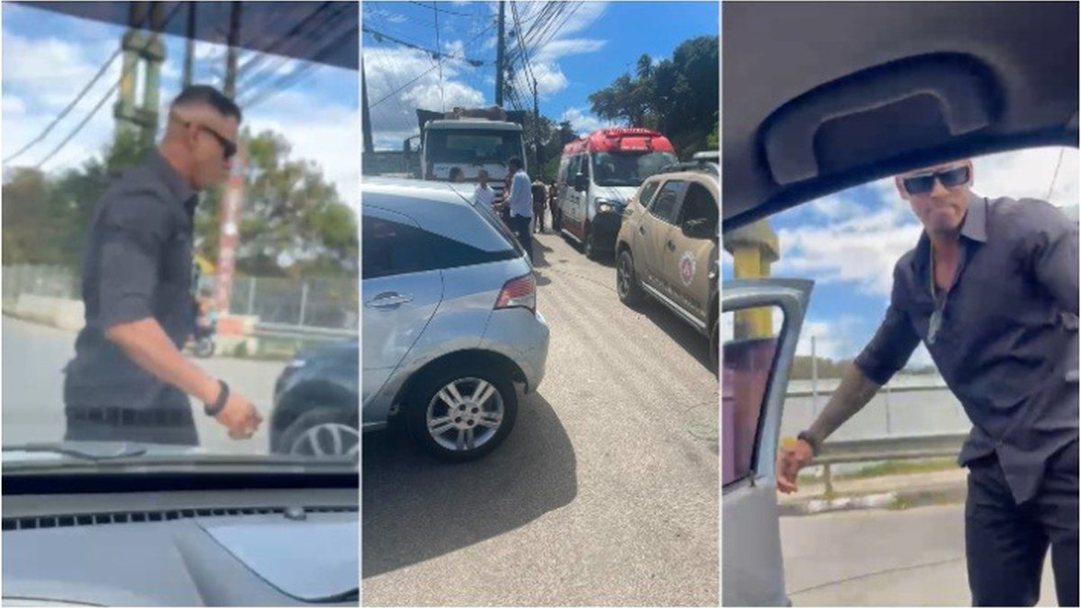 Homem é baleado por suposto policial civil após se envolver em acidente na Avenida São Rafael