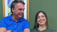Jair Bolsonaro e Fabiana "Bolsonaro" - Reprodução/Redes Sociais