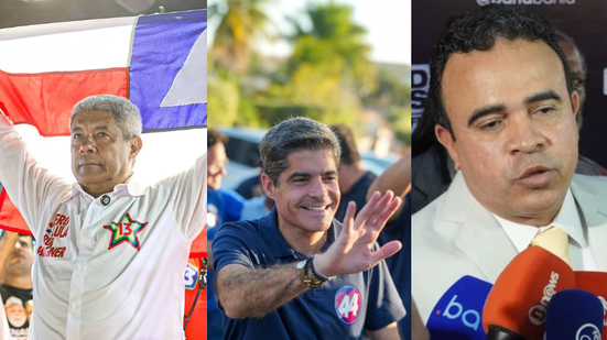 Jerônimo Rodrigues, ACM Neto e Mansur - Adriel Francisco, Divulgação e Deivid Santana/BNEWS