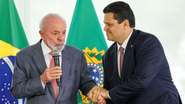 Lula e Davi Alcolumbre - Fabio Rodrigues-Pozzebom/Agência Brasil