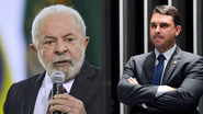 Lula e Flávio Bolsonaro - Marcelo Camargo/Agência Brasil e Jefferson Rudy/Agência Senado
