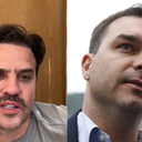 Pablo Marçal e Flávio Bolsonaro - BNewsTV e Tânia Rêgo/Agência Brasil