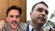 Pablo Marçal e Flávio Bolsonaro - BNewsTV e Tânia Rêgo/Agência Brasil