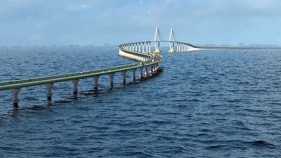 Projeto ponte Salvador-Itaparica - Divulgação/GovBA