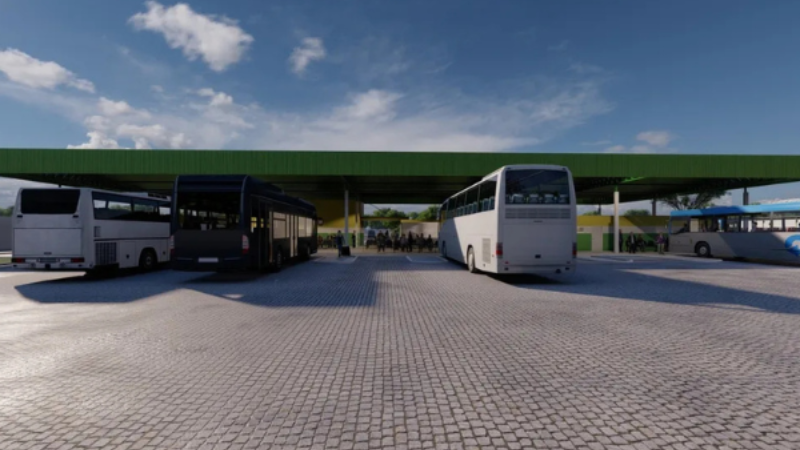 Projeto de nova rodoviária em Itaberaba - Divulgação/Seinfra