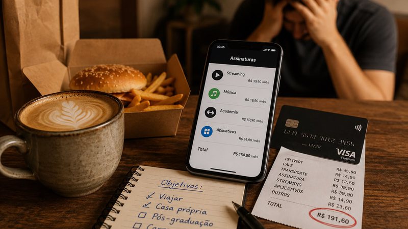 \u0027Delivery, café e assinaturas\u0027: pequenos luxos no dia a dia podem pesar no bolso e se tornar grande dívida