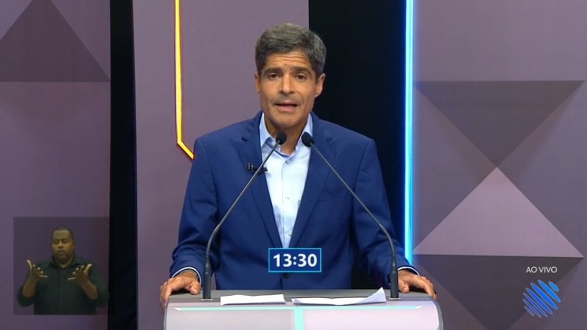 Debate TV Bahia: "Não tem tamanho nem condições de governar", diz ACM Neto ao criticar ausência de Jerônimo Rodrigues - Foto