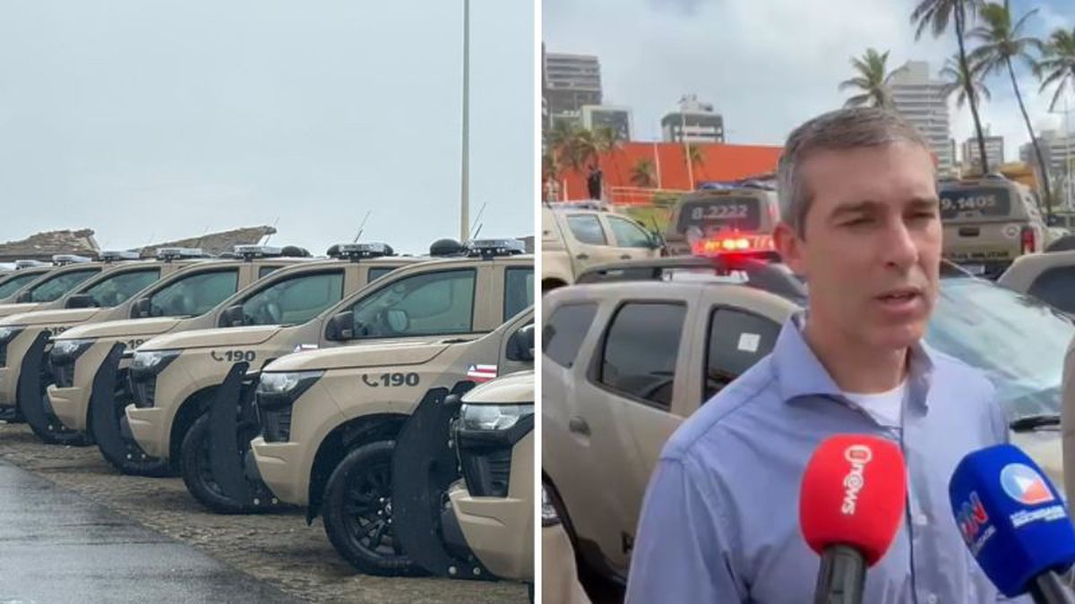 Polícia Militar da Bahia ganha 136 novas viaturas; Marcelo Werner explica distribuição dos veículos - QTU Questões do Universo
