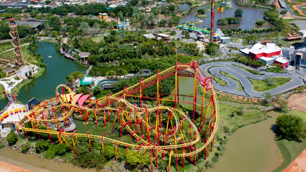 Montanha-russa mais famosa do Beto Carrero World é desativada após mais de 30 anos - Foto