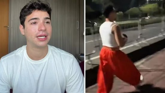 Imagem “Homofobia não é entretenimento”: Ator da Globo é atacado na rua e aos prantos faz forte desabafo sobre o episódio traumático