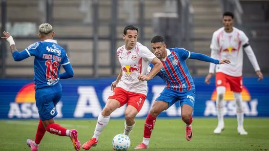 Após a partida, o volante Fabinho questionou o pênalti marcado para o Tricolor, que resultou no gol de empate e foi determinante na virada Tricolor - Ari Ferreira/Red Bull Bragantino