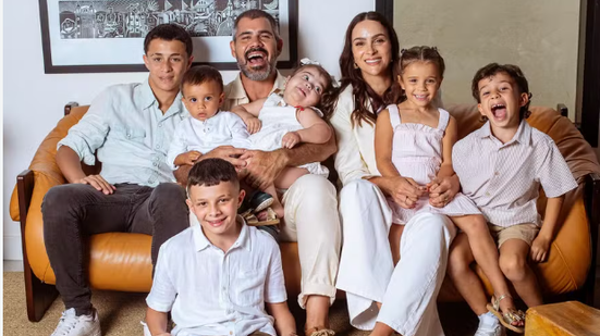 Imagem MAIS UM! Juliano Cazarré anuncia sétimo filho e faz apelo: "Quem quiser ajudar"
