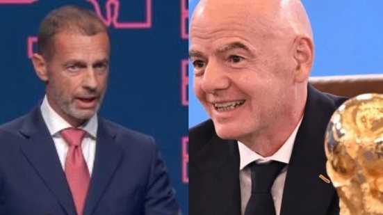 Reprodução/X @UEFA e Reprodução / Redes Sociais / Instagram