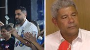 ex-prefeito da cidade de Itaberaba, Ricardo Mascarenhas, e Jerônimo - Divulgação e Reprodução/BNewsTV