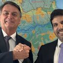 Jair Bolsonaro e André Porciúncula - Reprodução