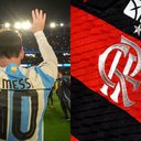 Divulgação/messi.com e Divulgação / Flamengo