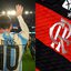 Divulgação/messi.com e Divulgação / Flamengo