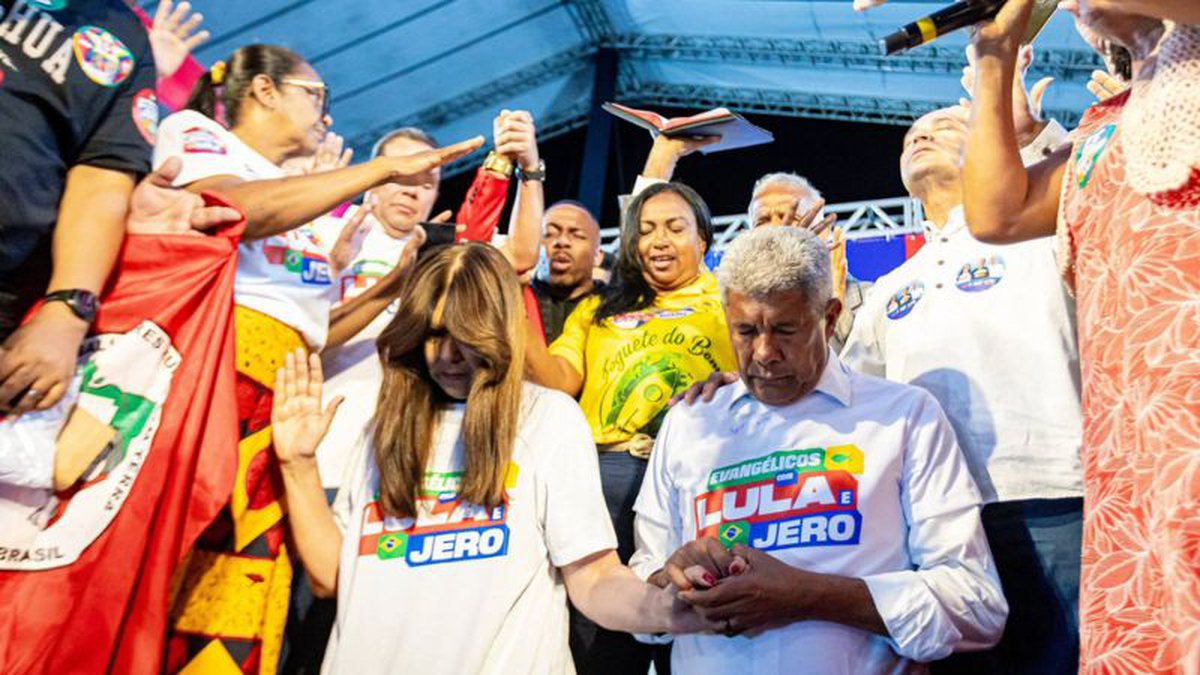Jerônimo diz fazer parte de ‘time de excluídos’ e pede continuidade do PT no governo da Bahia