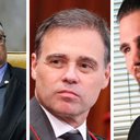 Flávio Dino, André Mendonça e Daniel Vorcaro - Gustavo Moreno/STF, Luiz Roberto/TSE, Reprodução/redes sociais