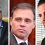 Flávio Dino, André Mendonça e Daniel Vorcaro - Gustavo Moreno/STF, Luiz Roberto/TSE, Reprodução/redes sociais