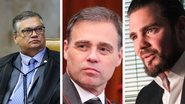 Flávio Dino, André Mendonça e Daniel Vorcaro - Gustavo Moreno/STF, Luiz Roberto/TSE, Reprodução/redes sociais