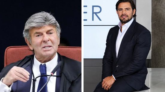 Luiz Fux e Daniel Vorcaro - Rosinei Coutinho/STF e Divulgação