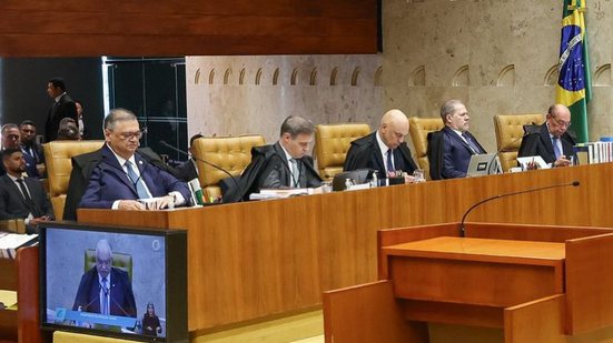 Flávio Dino, André Mendonça e Alexandre de Moraes - Rosinei Coutinho/STF