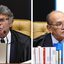 Luiz Fux e Gilmar Mendes - Alejandro Zambrana/STF