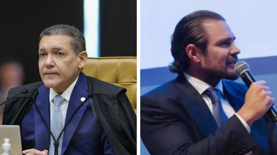 Kássio Nunes Marques e Daniel Vorcaro - Rosinei Coutinho/STF e Divulgação