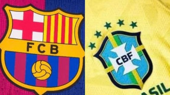 Divulgação/FCBarcelona e Divulgação / CBF