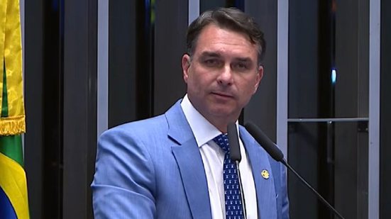 Flávio Bolsonaro - Reprodução / TV Senado