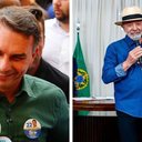 Vittor Sales/Campanha de Flávio Bolsonaro e Ricardo Stuckert/Campanha de Lula