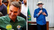 Vittor Sales/Campanha de Flávio Bolsonaro e Ricardo Stuckert/Campanha de Lula