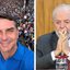 Flávio Bolsonaro e Lula - Reprodução/Redes Sociais e Valter Campanato/Agência Brasil