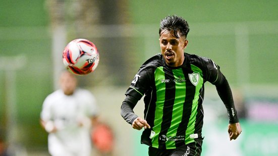 O jogador Gabriel Barros, que defendia o América-MG - Crédito: Mourão Panda / América