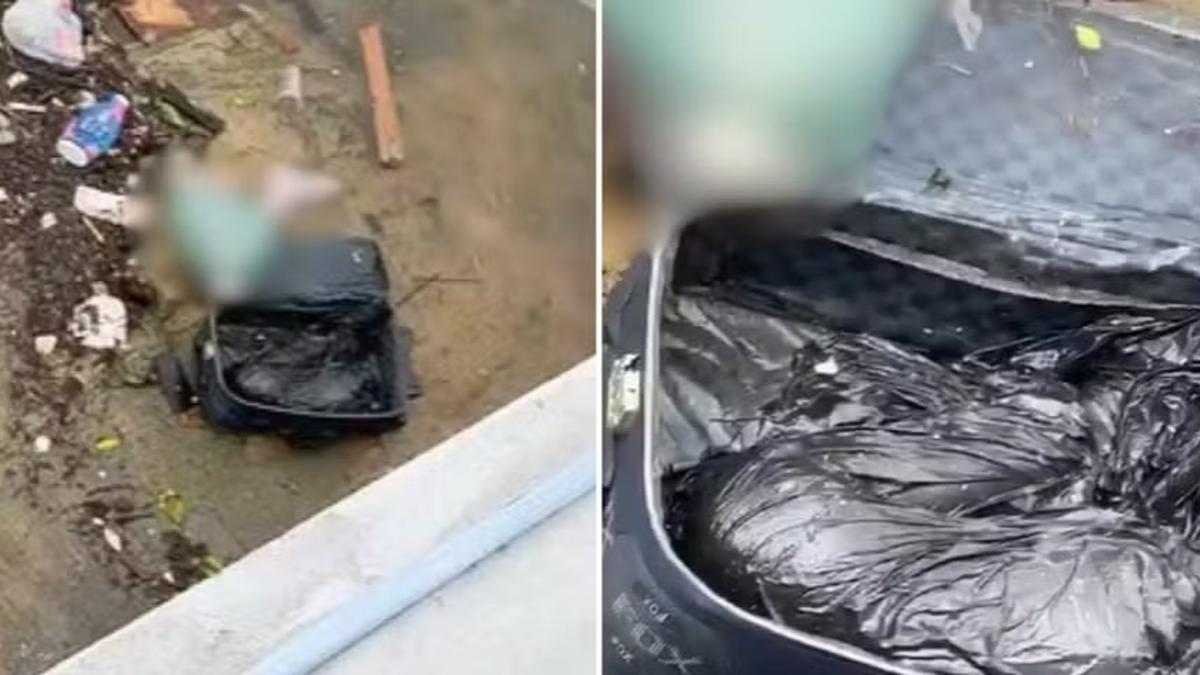BRUTAL! Mala com duas pernas humanas é achada boiando perto de marina