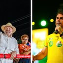 Ricardo Stuckert/Campanha de Lula e Charles Vieira/Campanha de Flávio Bolsonaro